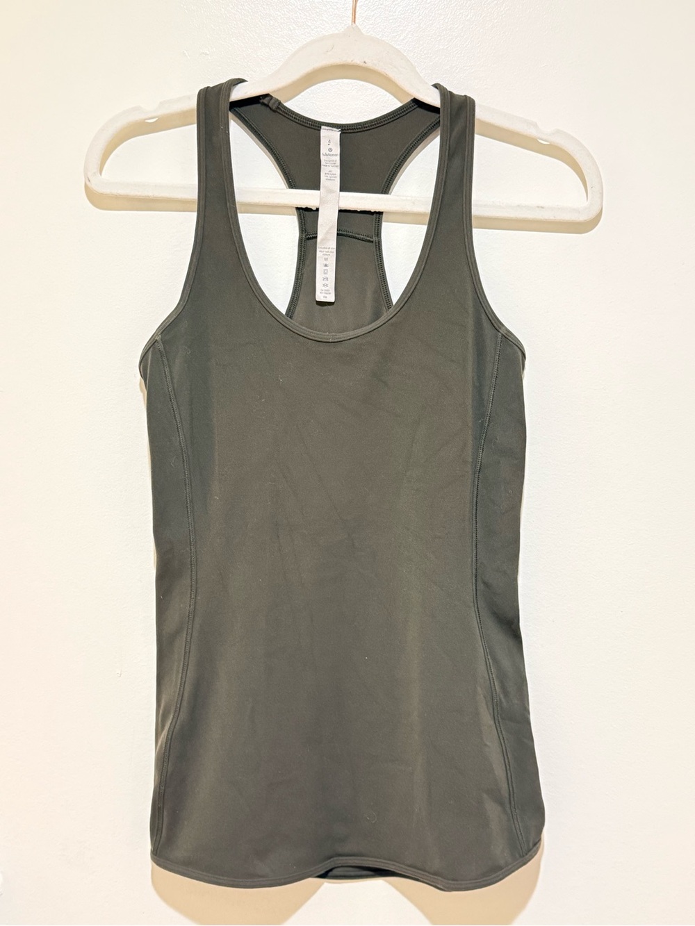 lululemon athletica Olive Green Racerback Tank